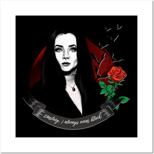 Goth Queens - Morticia Addams Posters and Art